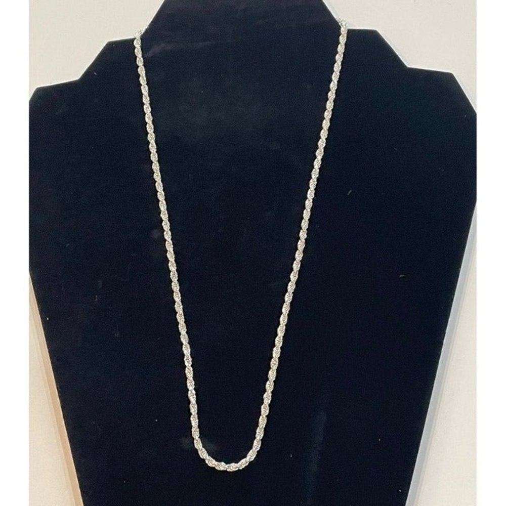 .925 silver 9 inch torso chain
